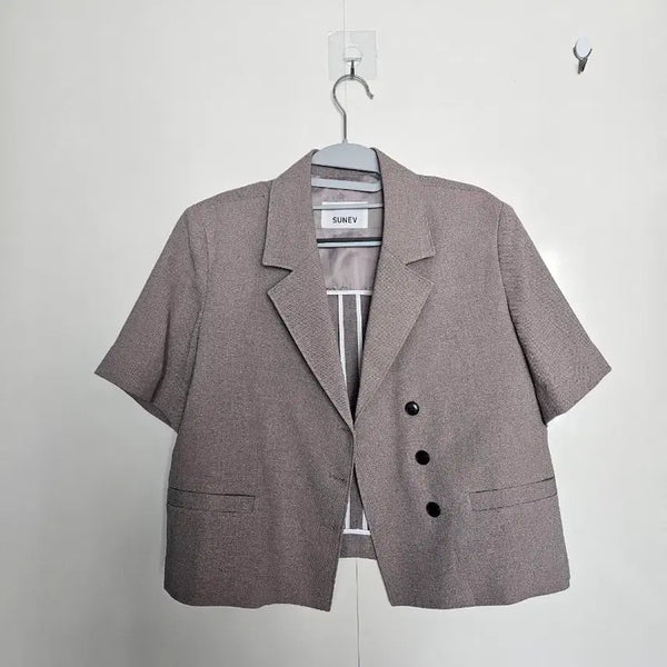 [BUNJANG] SUNEV Half-Sleeve Jacket / SUNEV 스네브 반팔자켓