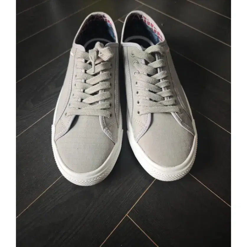 [BUNJANG] Ben Sherman Grey Canvas Sneakers / 벤셔먼 그레이 컨버스 스니커즈