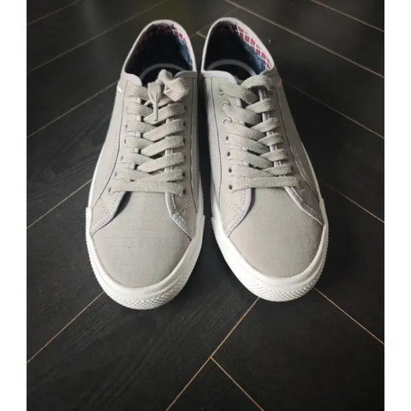 [BUNJANG] Ben Sherman Grey Canvas Sneakers / 벤셔먼 그레이 컨버스 스니커즈
