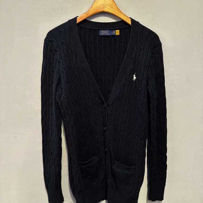 [BUNJANG] Polo Ralph Lauren Authentic New Cable Knit Cardigan / 폴로랄프로렌 정품 신형 꽈베기가디건
