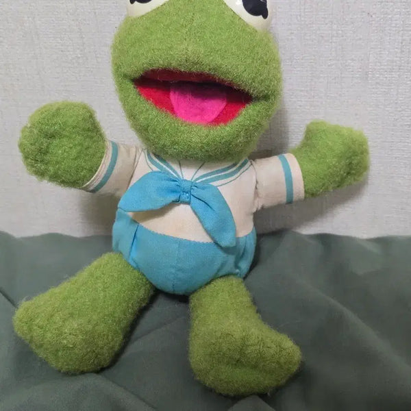 [BUNJANG] Vintage 1985 Hasbro Muppet Babies Sailor Kermit Doll / 빈티지 1985 하스브로 머펫 베이비 세일러 커밋 인형