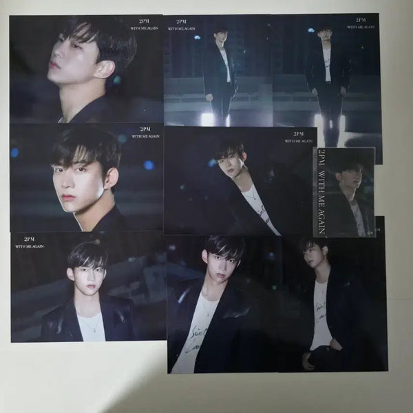 [BUNJANG] 2PM Taecyeon With Me Again Trading Cards Bundle Set / 2PM 택연 윗미어겐 트레카 8장 일괄