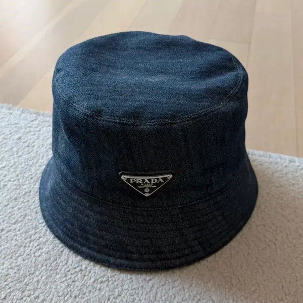 [BUNJANG] Prada Denim Bucket Hat / 프라다 데님 버킷햇 정품