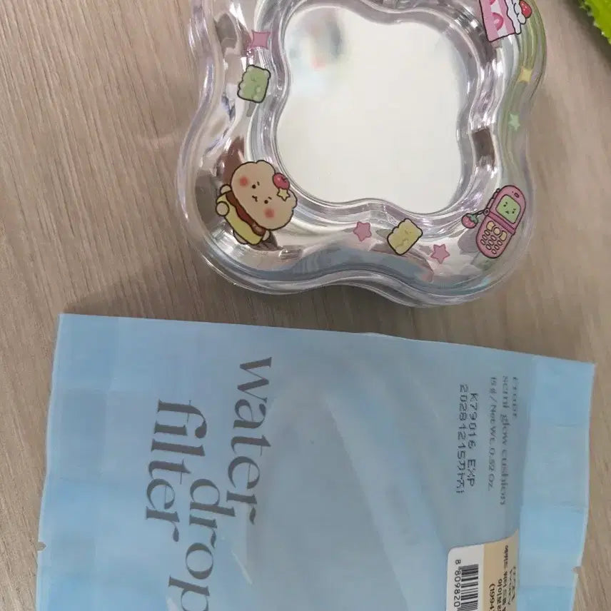 [BUNJANG] Etude Water Drop Filter Cushion 21 (Includes MangGom Pouch) / (망곰 파우치 포함) 에뛰드 워터드롭 필터 쿠션 21호