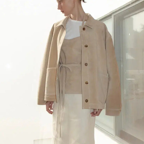 [BUNJANG] Monoha Suede Jacket / 모노하 스웨이드 자켓