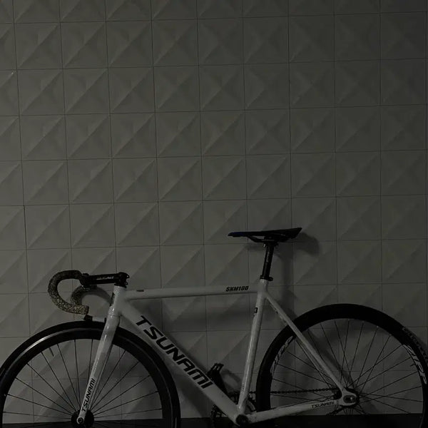 [BUNJANG] Tsunami White Frameset + Crankset - Size M / 쓰나미 화이트 프셋 + 크셋