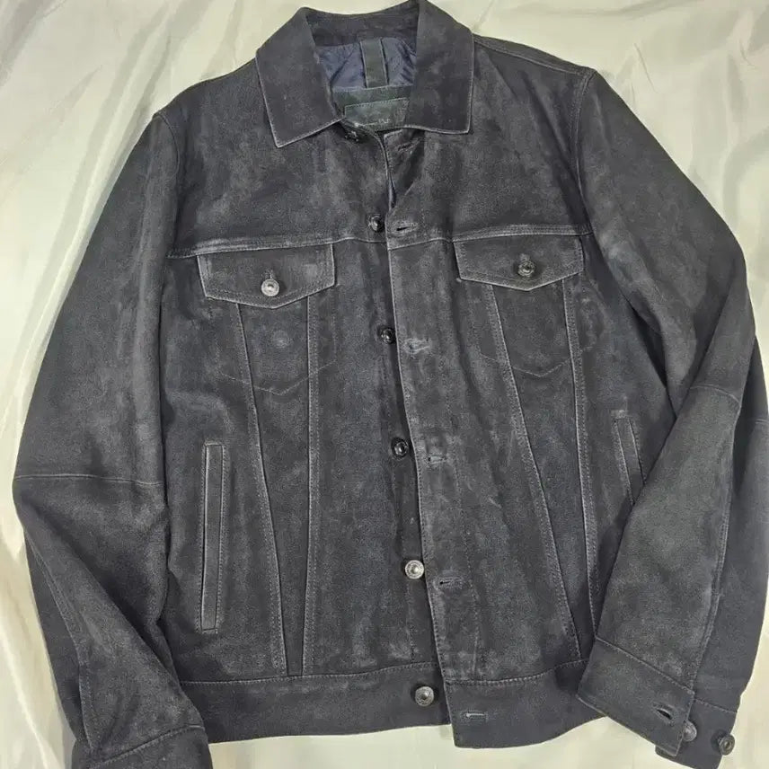 [BUNJANG] Massimo Dutti Suede Trucker Jacket / 마시모두띠스웨이드트러커자켓