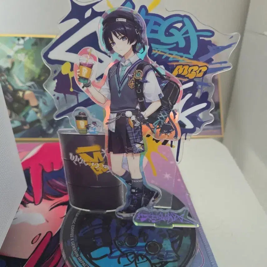 [BUNJANG] Genshin Impact Wanderer Acrylic Stand / 원신 카페 방랑자  아크릴 스탠드