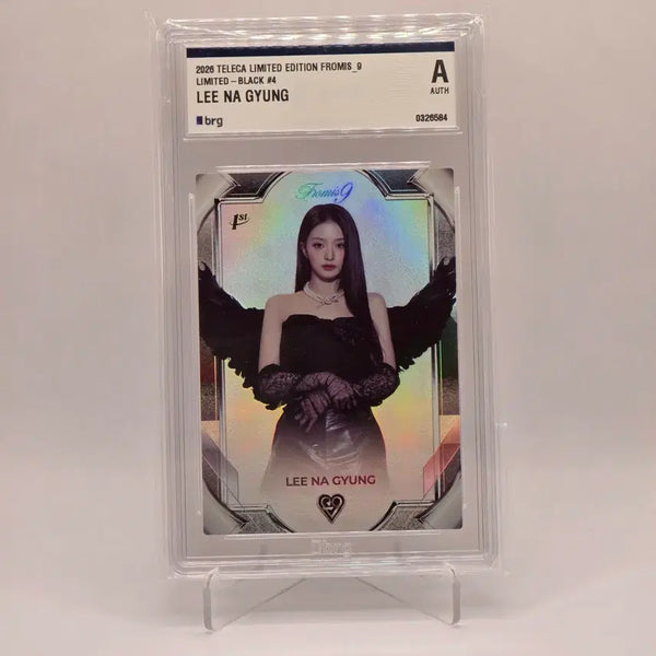 [BUNJANG] Fromis_9 Lee Nagyung Black Grade Limited Edition Card / 테레카 프로미스나인 리미티드에디션 이나경 블랙 등급카드