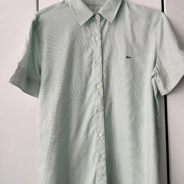 [BUNJANG] Lacoste Mint Short Sleeve Shirt / 라코스테 반팔 셔츠 민트