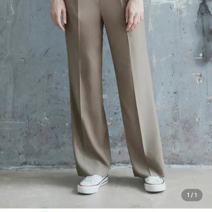 [BUNJANG] WAAR Double-Layered Slacks (Short Length, Size M) / 와르 슬랙스 숏기장 M사이즈