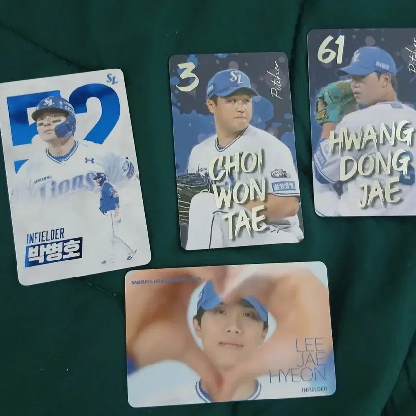 [BUNJANG] Samsung Lions Baseball Player Photocard / 삼성라이온즈 포토카드