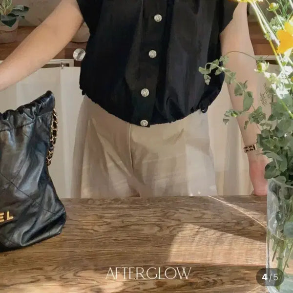 [BUNJANG] Afterglow Mine Puff Blouse / 애프터글로우 마인 퍼프 블라우스