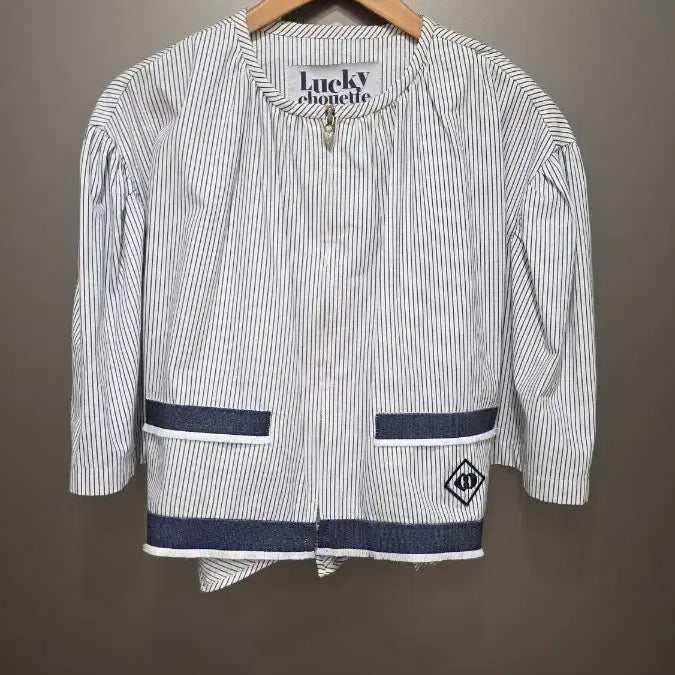 [BUNJANG] Lucky Chouette Striped Jacket / 럭키슈에뜨 스트라이프 자켓
