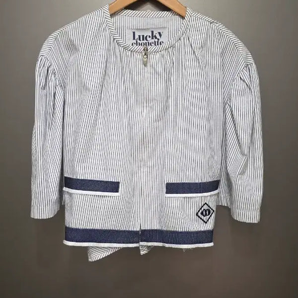 [BUNJANG] Lucky Chouette Striped Jacket / 럭키슈에뜨 스트라이프 자켓
