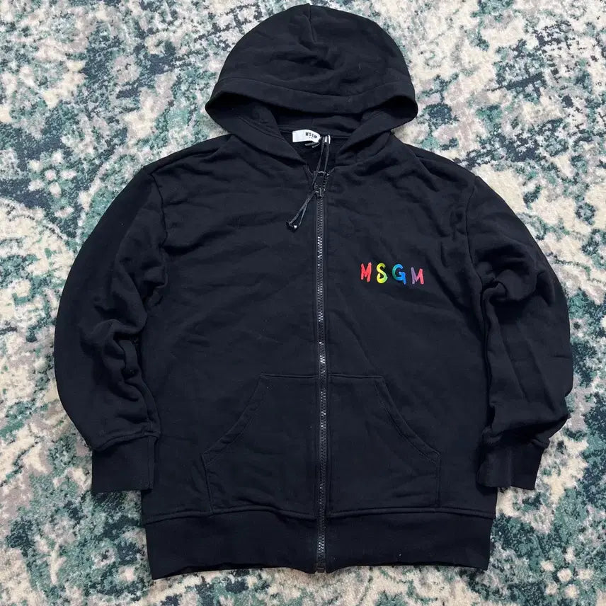 [BUNJANG] MSGm Kids Hooded Zip-Up Sweatshirt (New) / Msgm kids 후드집업 (새상품)