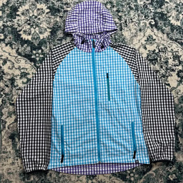 [BUNJANG] Nike Windrunner Checked Pattern Windbreaker / 나이키(Nike) 윈드러너 체크 패턴 바람막이