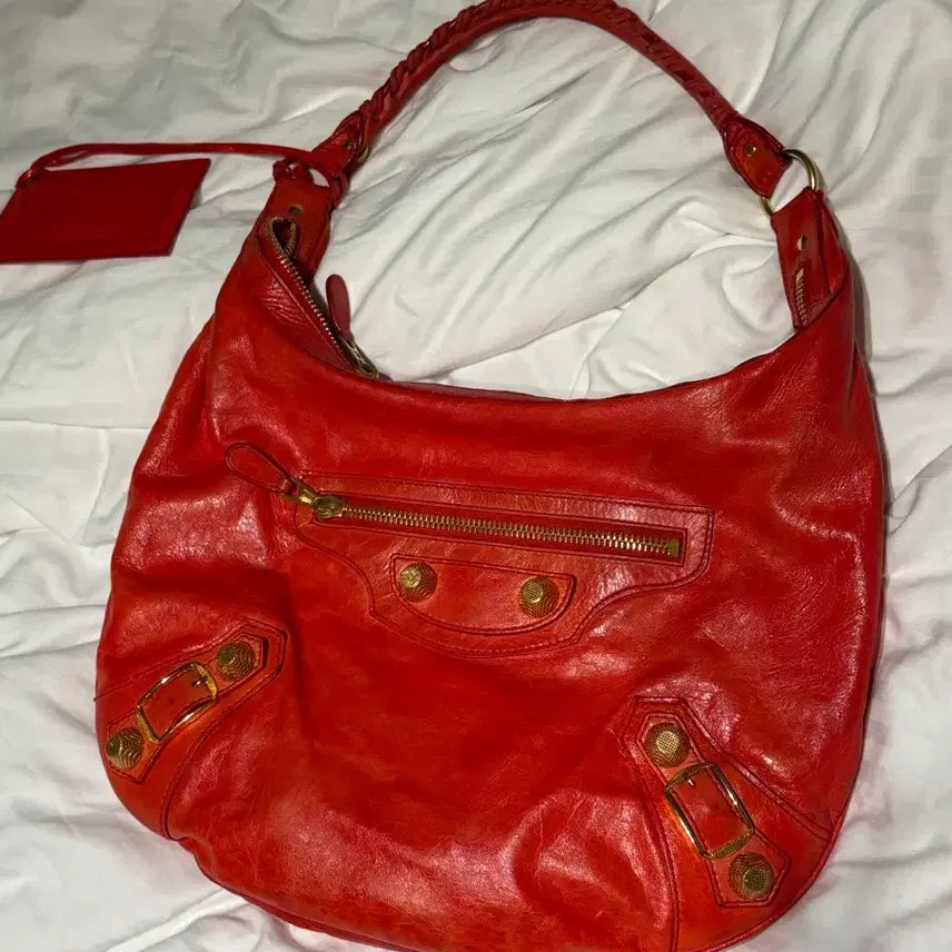 [BUNJANG] Balenciaga Giant Motohobo Shoulder Bag / 발렌시아가 자이언트 모터 호보백 숄더백 정품