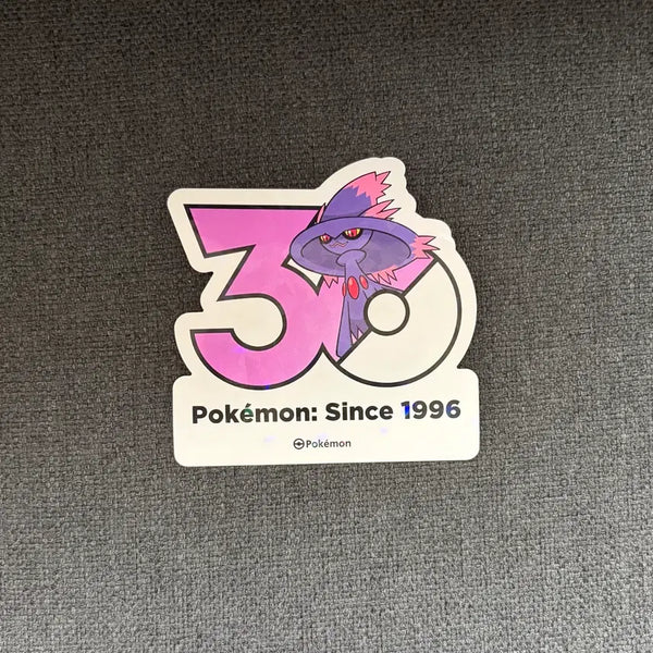 [BUNJANG] Pokemon 30th Anniversary Logo Sticker - Muma-magic / 한국한정] 포켓몬 30주년 로고 스티커 무우마직