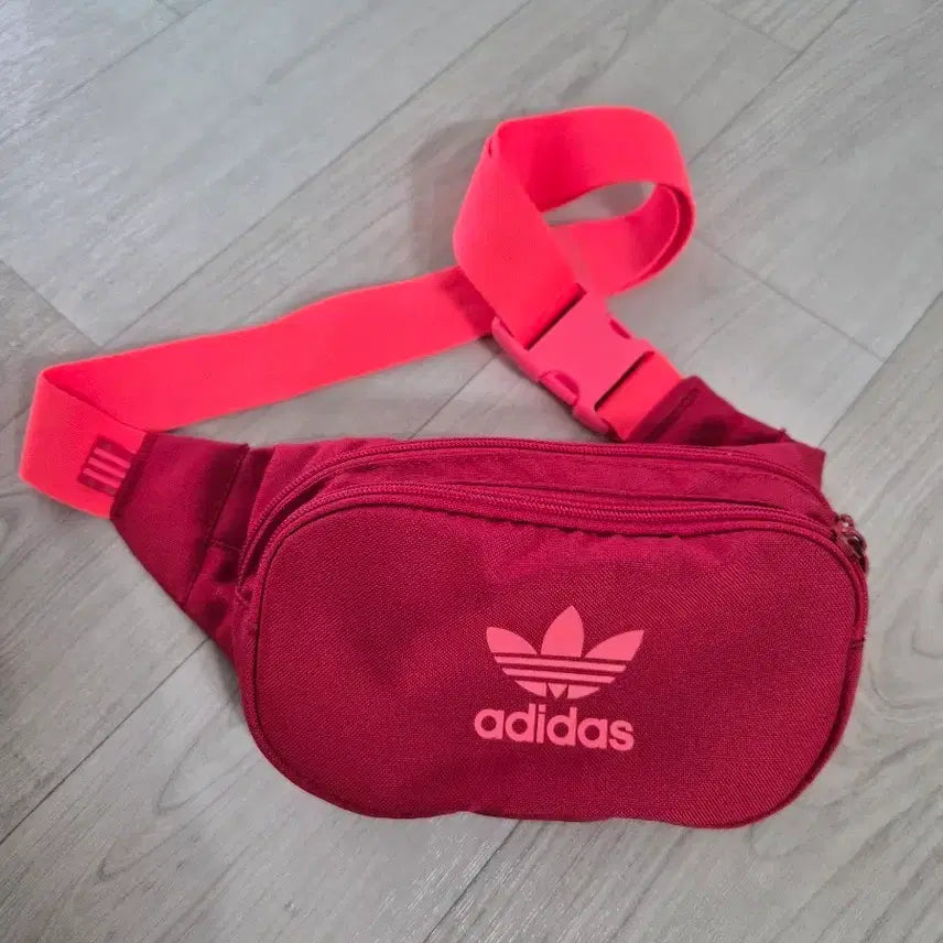 [BUNJANG] Adidas Crossbody Bag Pink Burgundy / 아디다스 크로스백