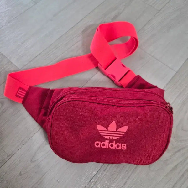 [BUNJANG] Adidas Crossbody Bag Pink Burgundy / 아디다스 크로스백
