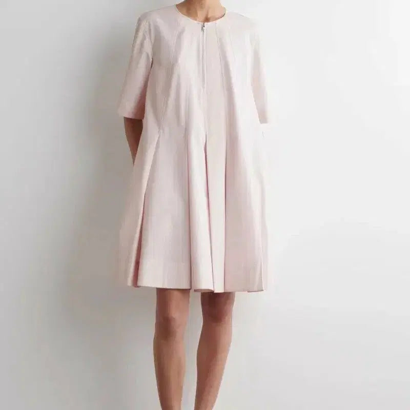 [BUNJANG] COS Pink Flare Midi Dress Size 40 / COS 코스 핑크 플레어 원피스 40
