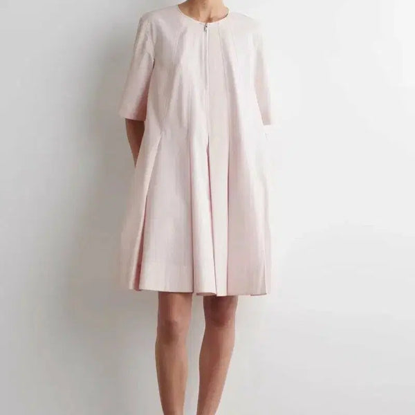 [BUNJANG] COS Pink Flare Midi Dress Size 40 / COS 코스 핑크 플레어 원피스 40
