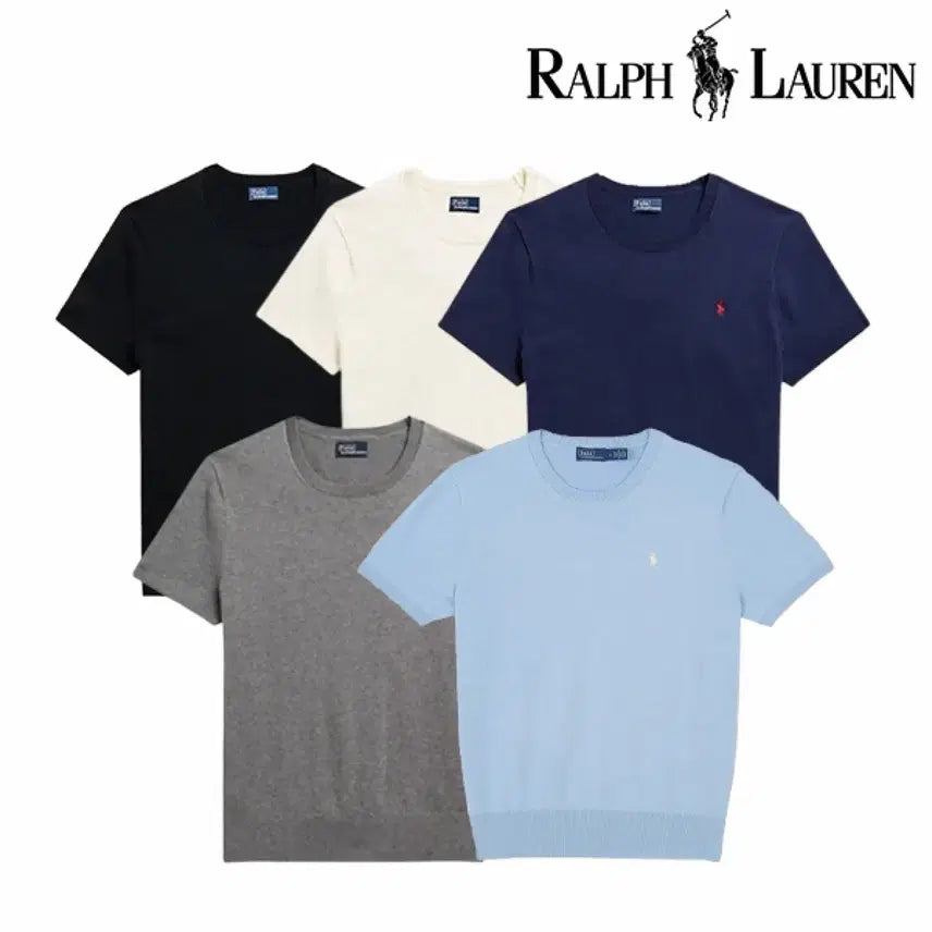 [BUNJANG] Polo Ralph Lauren Women's Cotton Short Sleeve Sweater Knit 3 Colors / 정품/새상품) 폴로랄프로렌 여성 코튼 반소매 스웨터 반팔 니트 3종