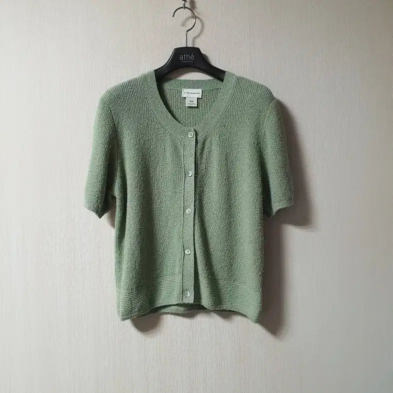[BUNJANG] Club Monaco Half Sleeve Terry Knit Cardigan M / 클럽모나코 하프슬리브 테리 니트 가디건  m 사이즈 정품