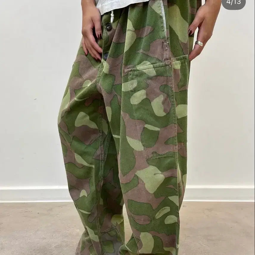 [BUNJANG] Finnish Military Reversible Pants / 60s 핀란드군 리버시블 팬츠