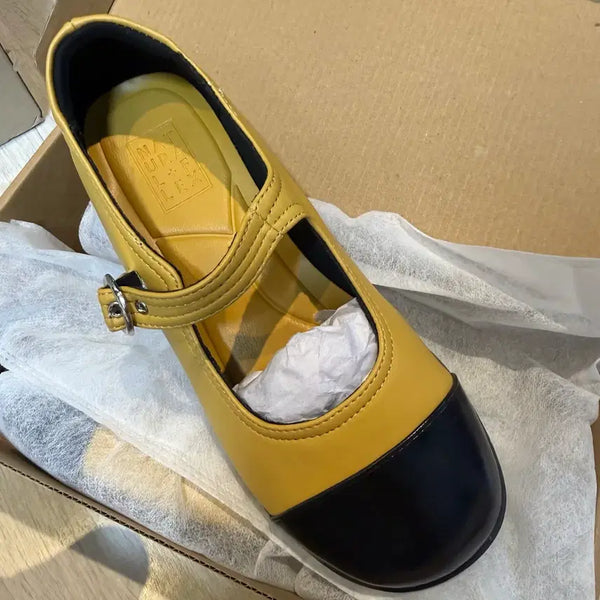 [BUNJANG] NATURAL FLEX Sophie Two-Tone Mary Jane Pumps (235mm) / 네츄럴플렉스 소피 투톤 메리제인 펌프스  (235) 새상품