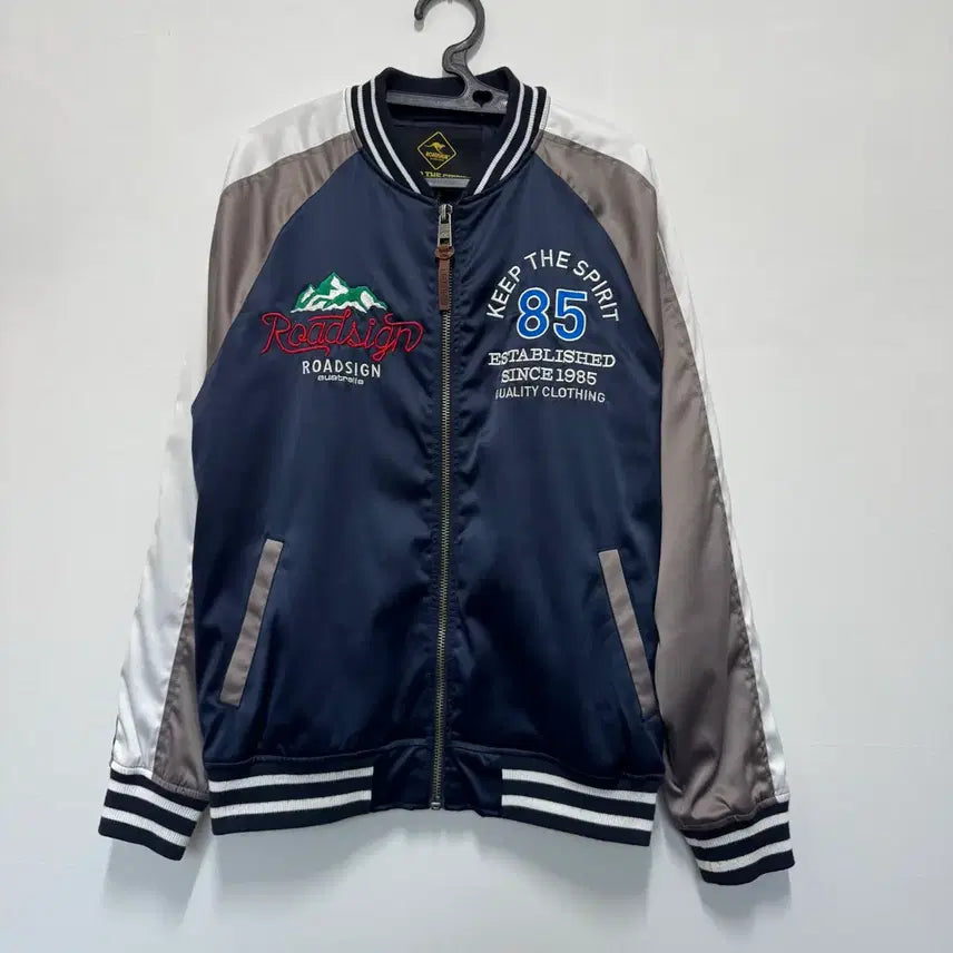 [BUNJANG] Roadsign Origin Embroidered Sukajan Jacket / 로드사인 오리진 자수 스카쟌