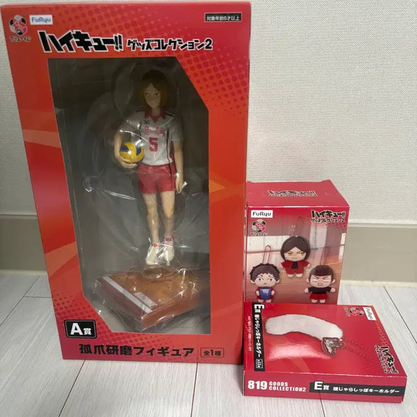 [BUNJANG] Haikyu!! Kenma Kozume, Fukunaga Shohei Prize Figures Bundle Set / 후류쿠지 하이큐 a켄마, d후쿠나가,e후쿠나가 일괄