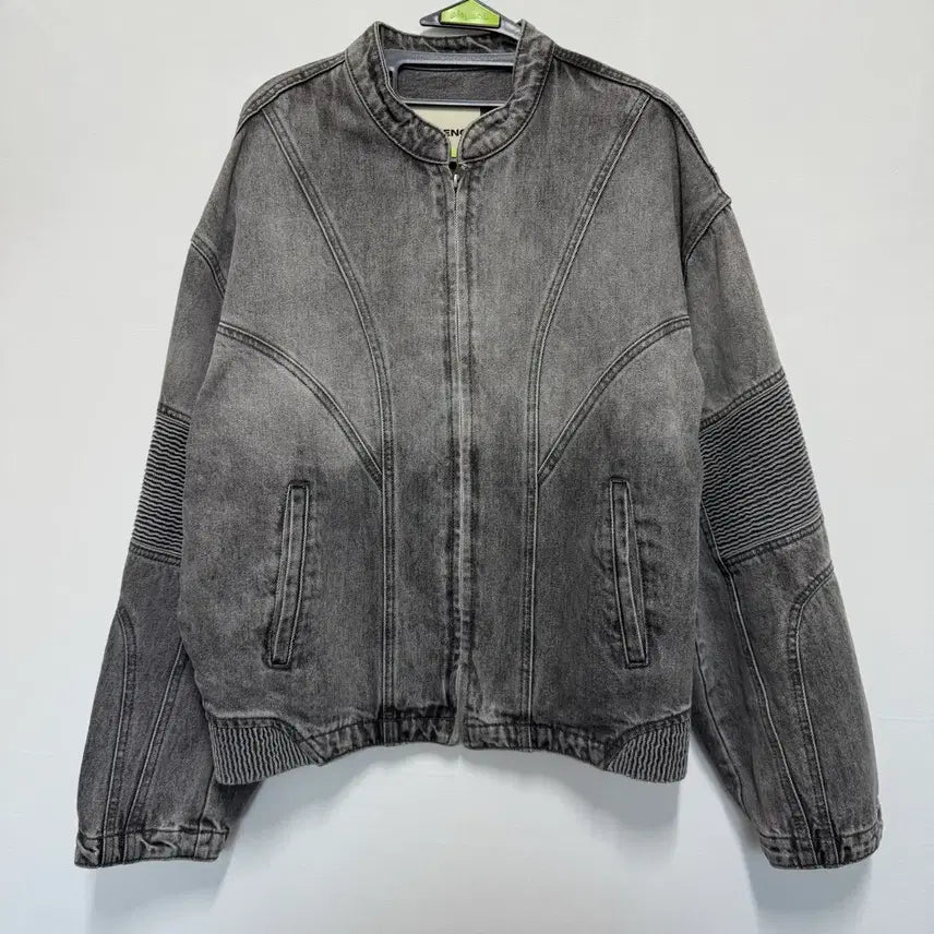 [BUNJANG] Insilence Smoking Fade Denim Jacket Grey / 인사일런스 스모킹 페이드 데님 자켓 그레이