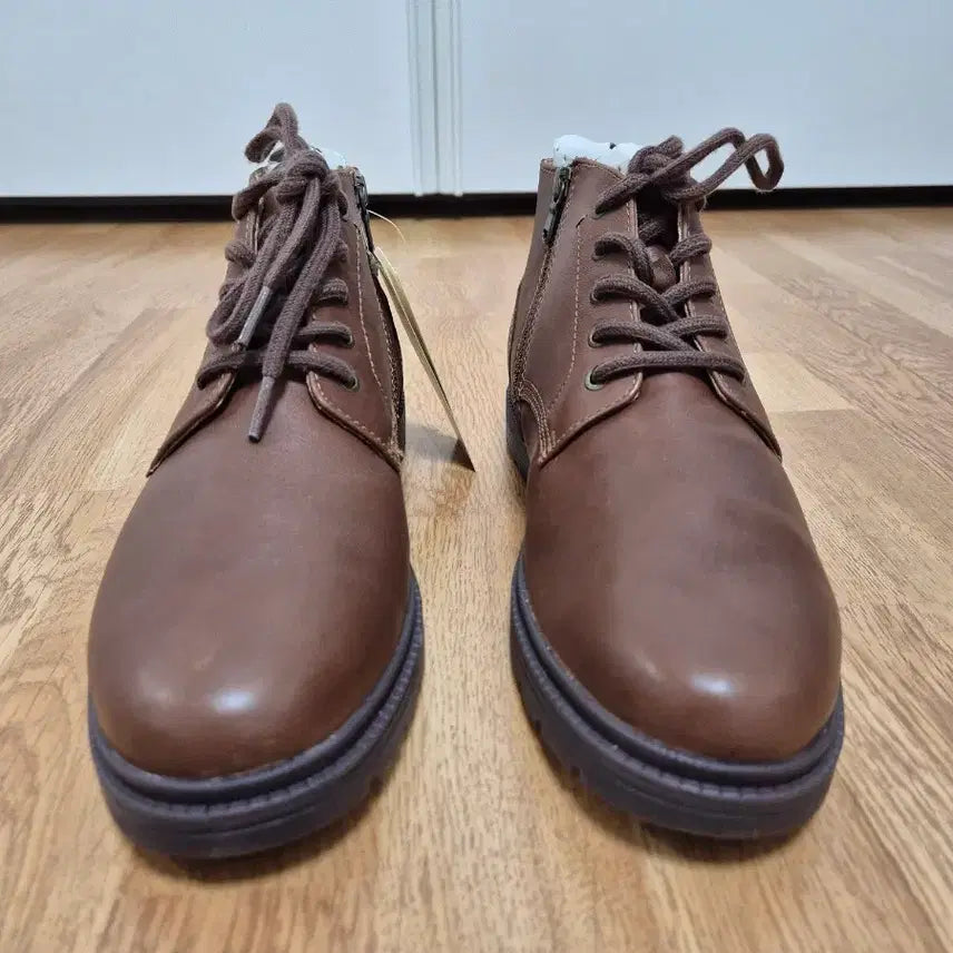 [BUNJANG] Hush Puppies Men's Brown Leather Grayson Zip Chukka Boots / 허시파피 남성 브라운 가죽 부츠 265mm(미사용 새제품)