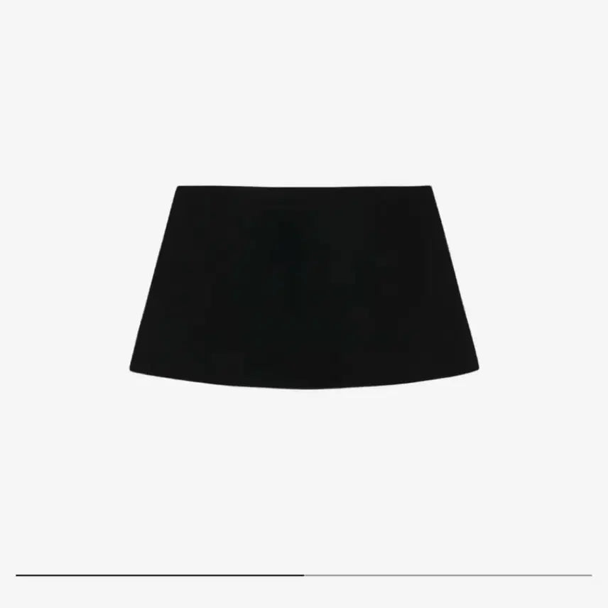 [BUNJANG] Bohemian Seoul Basic Low Mini Skirt Black M / 보헤미안서울 베이직 로우 미니 스커트 블랙 M