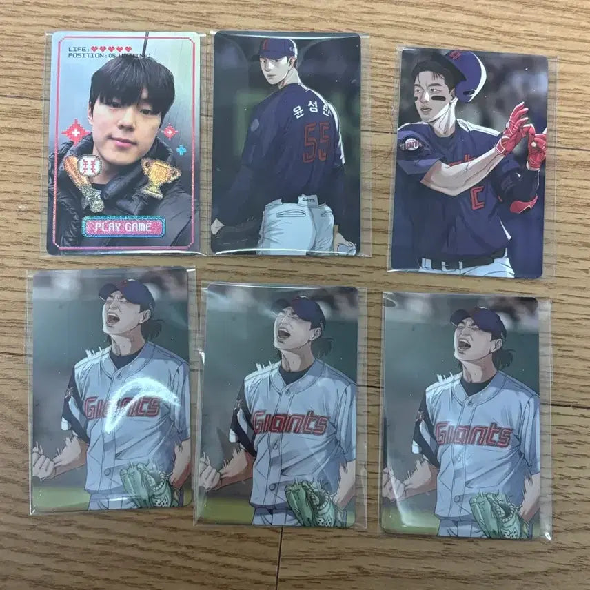 [BUNJANG] Lotteria Giants Han Tae-yang, Yoon Sung-bin, Jeon Jun-woo, Jung Chul-won Photocard / 세븐일레븐 롯데자이언츠 포토카드 포카 한태양윤성빈전준우정철원