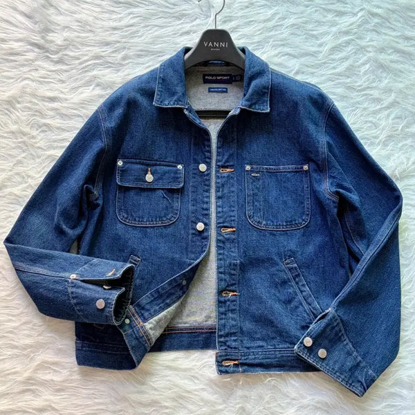 [BUNJANG] Polo Ralph Lauren Polo Sport "Dungaree" Jacket - Limited Edition "Stars and Stripes" Reproduction (Size S) / 폴로 / 최신판 리미티드 성조기 덩가리 초판 복각 / s
