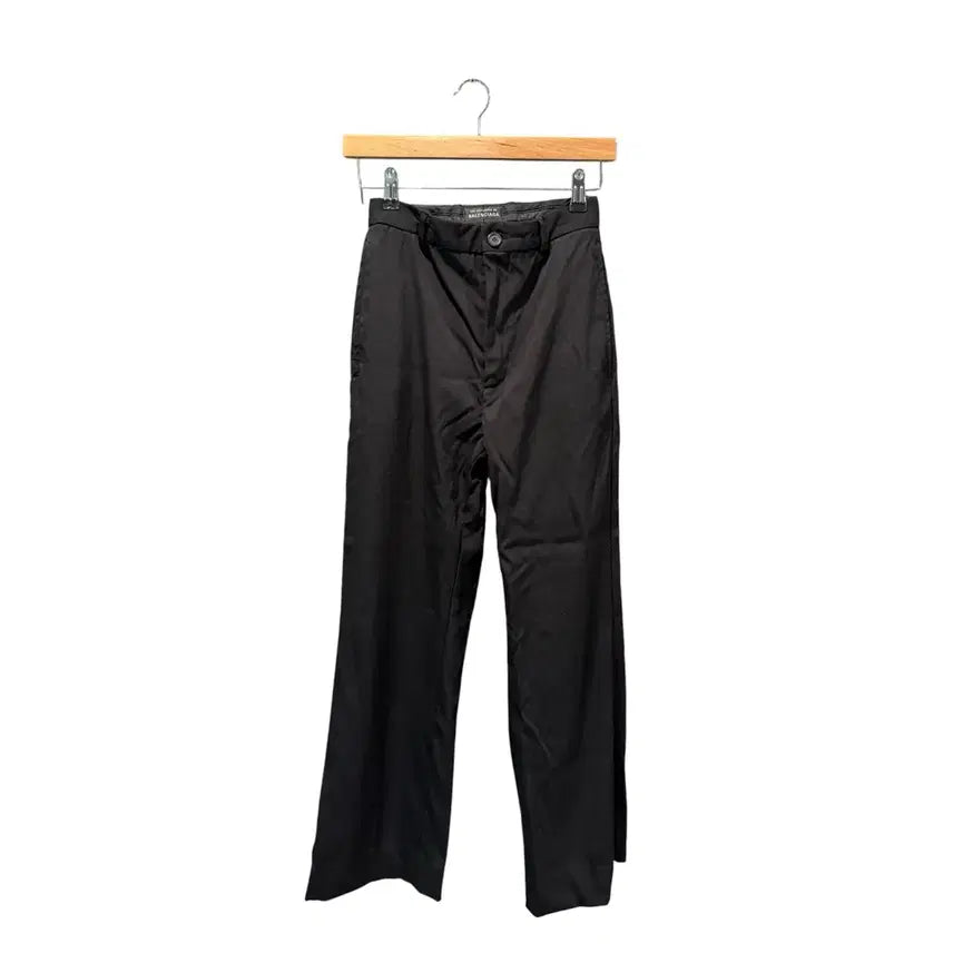 [BUNJANG] Balenciaga Women's Black Wide Pants Size 32 / 32 / 발렌시아가 여성 블랙 와이드 팬츠