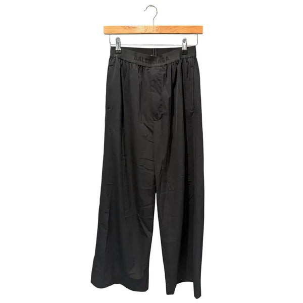 [BUNJANG] Balenciaga Logo Banding Wide Pants Size 36 / 36 / 발렌시아가 로고 밴딩 와이드 팬츠