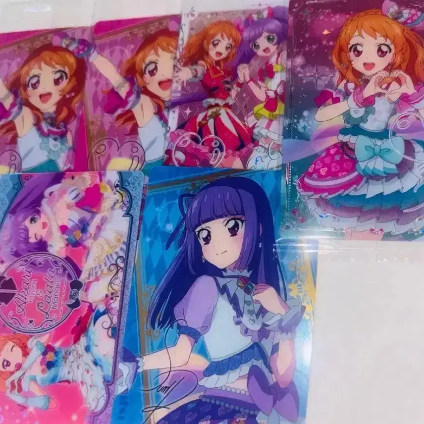 [BUNJANG] Aikatsu! Aikatsu Stars! Akari Ozora & Sumire Hikawa Wafer Card Bundle Set / 카츠파라 스타파라 아카리스미레라라 웨하스 아이카츠 아이엠스타 프리라