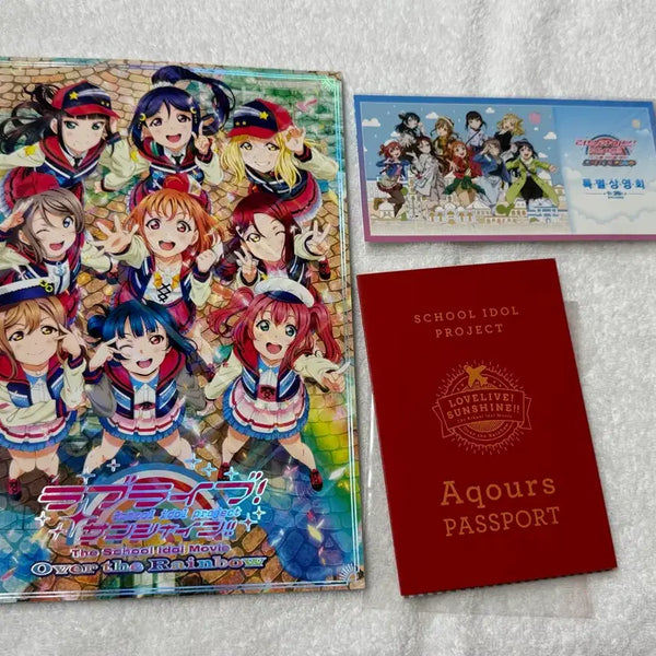 [BUNJANG] Love Live! Sunshine!! The Movie Pamphlet + 1st Week Passport + Special Screening Ticket Bundle / 러브라이브 선랴인 극장판 팜플랫 + 1주차 특전 여권 + 특별상영회 티켓