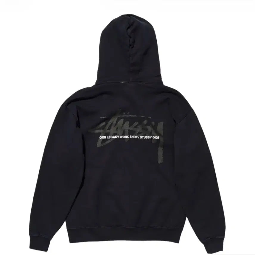 [BUNJANG] Stussy x Our Legacy Vol. 10 Black Hoodie L / 스투시 x 아워레가시 vol.10 블랙 후드티 L사이즈