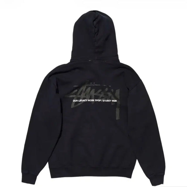 [BUNJANG] Stussy x Our Legacy Vol. 10 Black Hoodie L / 스투시 x 아워레가시 vol.10 블랙 후드티 L사이즈