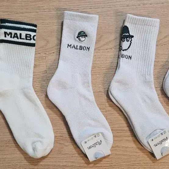 [BUNJANG] Malbon Golf Women's 5-Pair Sock Set / 말본 지포어골프 여성양말 켤레 5개세트