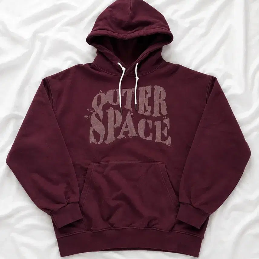 [BUNJANG] Ezkaton Burgundy Hoodie / 에즈카톤 버건디 후드티