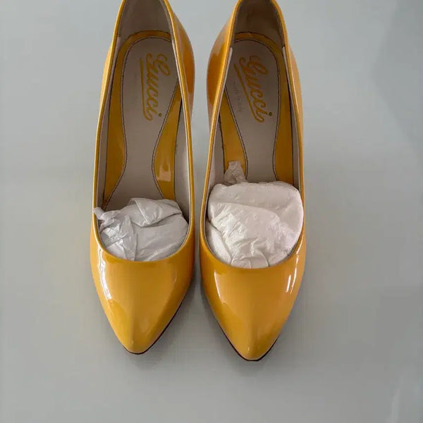 [BUNJANG] Gucci Enamel Heels / 구찌 힐, 구두