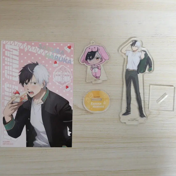 [BUNJANG] Winbre Sakura Acrylic Standee & Postcard Bundle Set / 윈브레 사쿠라 아크릴+엽서 일괄