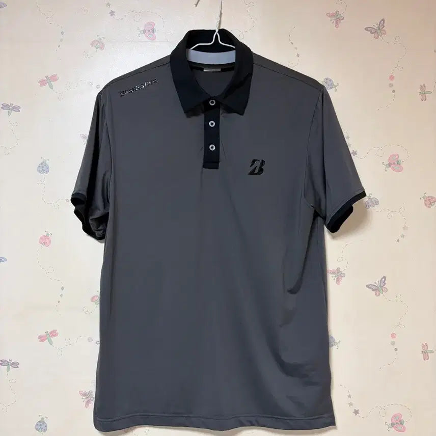 [BUNJANG] Bridgestone Cotton T-Shirt / BRIDGESTONE 브리지스톤 브릿지스톤 카라티셔츠