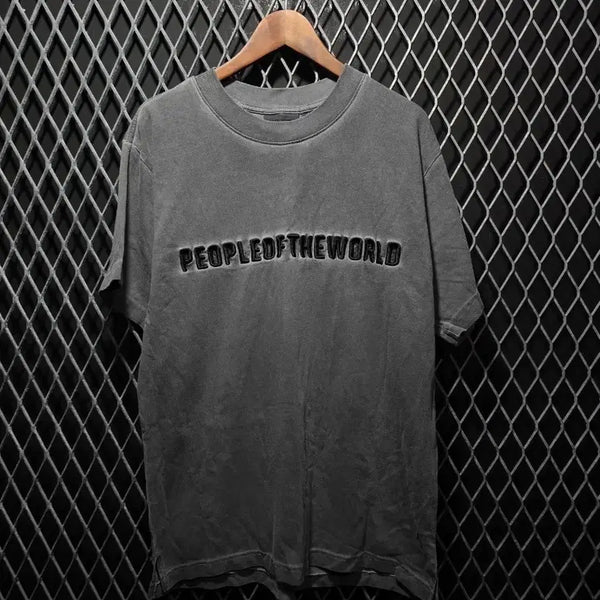 [BUNJANG] People of the World Graphic T-Shirt / 피플오브더월드 반팔 S